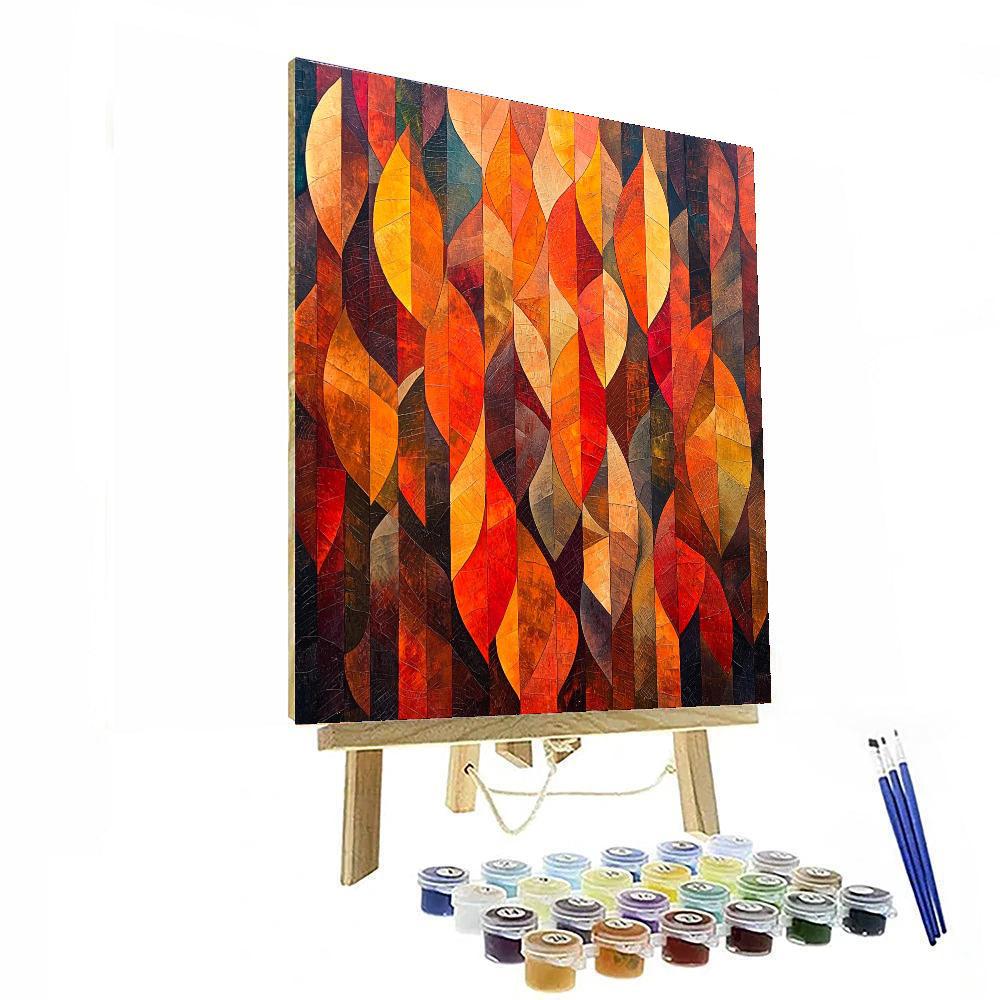 Paul Cézanne Inspired Lush Autumn Retreat  Paint By Numbers Kits