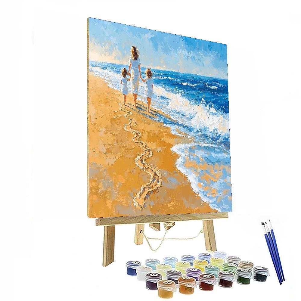 A Mother's Footsteps Painting Number Kit