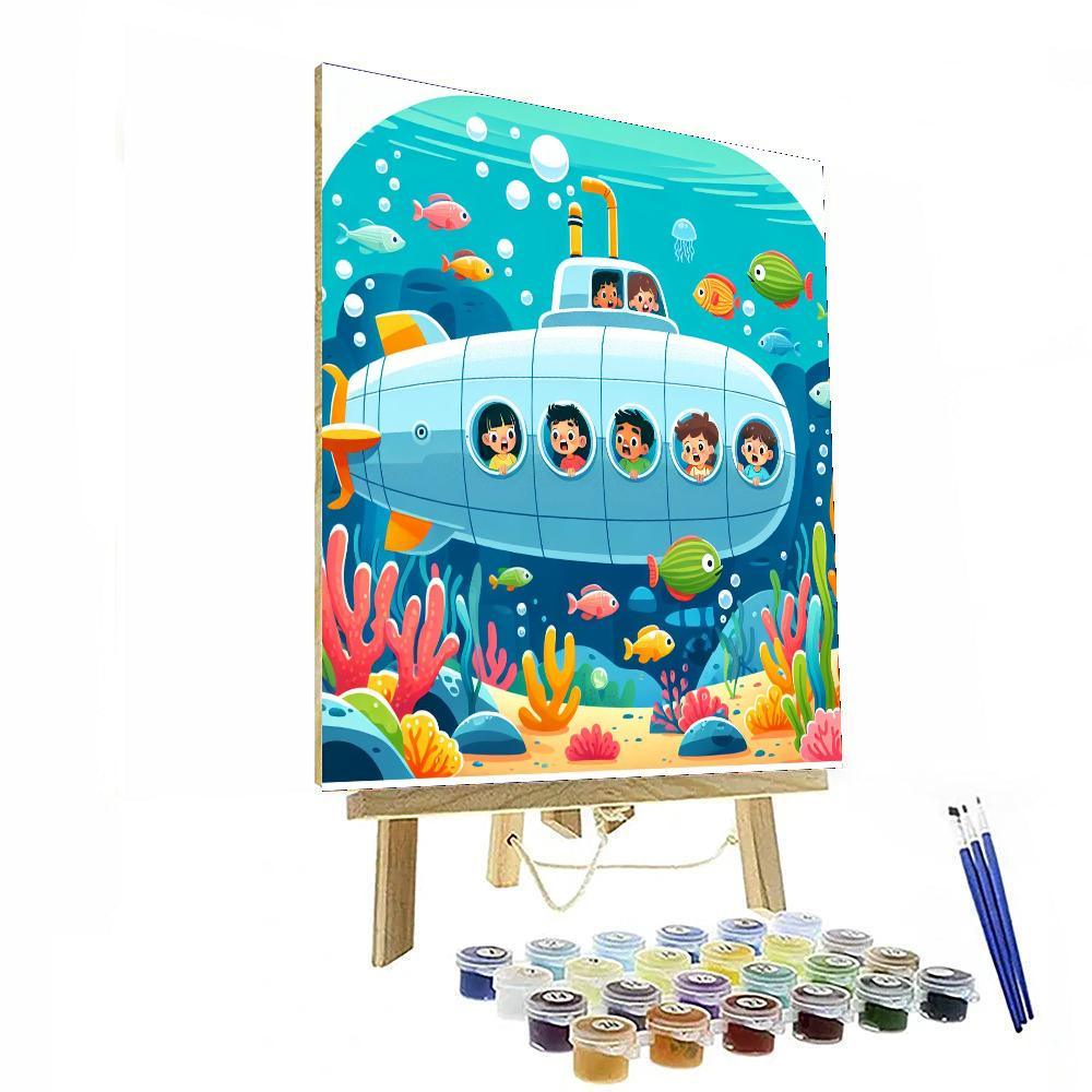 Underwater Adventure Voyage Paint By Color