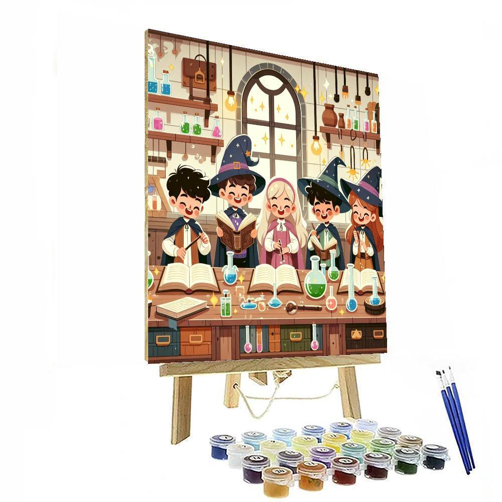 Magic Wizard Workshop Paint By Numbers Kits