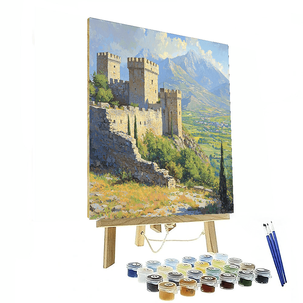 Gjirokastër Castle - Albania Painting Number Kit
