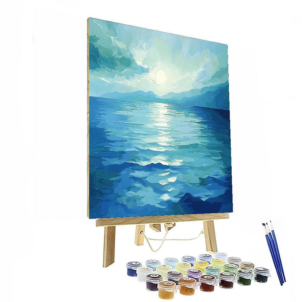 Zhao Mengfu Inspired Reverie In Tranquil Waters  Paint By Color