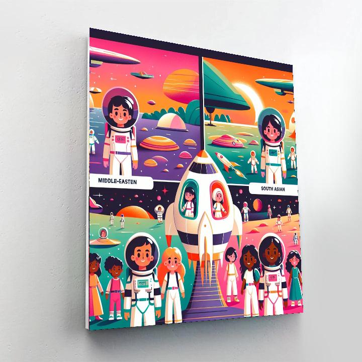 Space Odyssey Expedition Number Painting