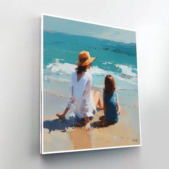 Echoes Of Gentle Waves Painting Number Kit