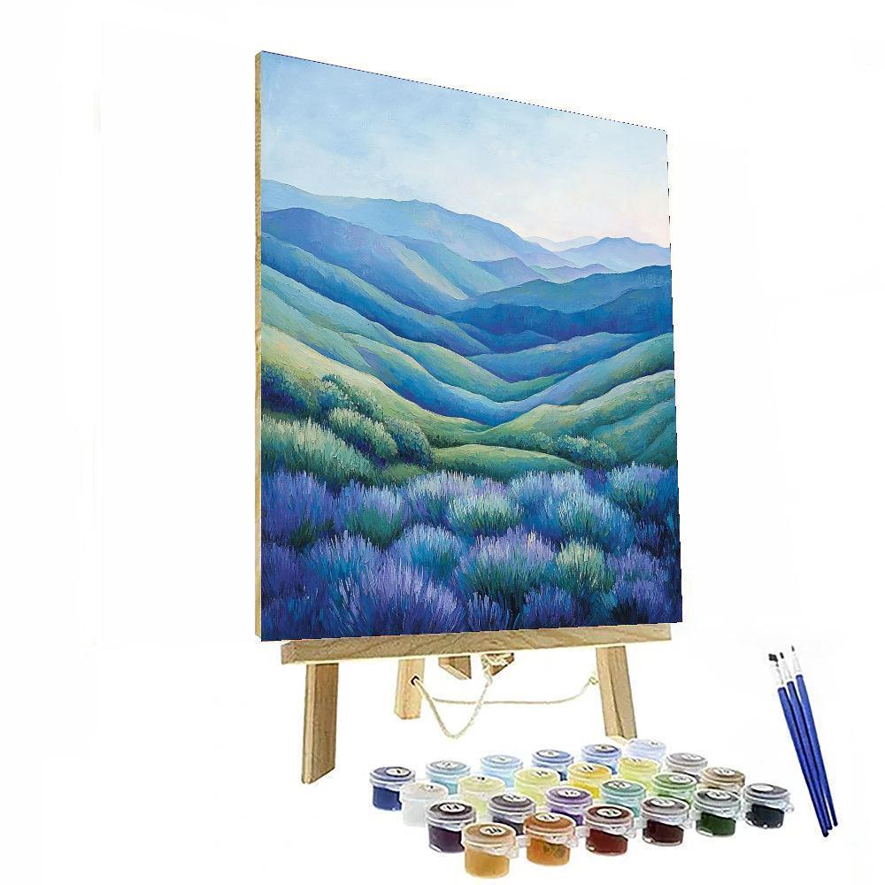 Paul Cézanne Inspired Ethereal Valley  Paint By Number