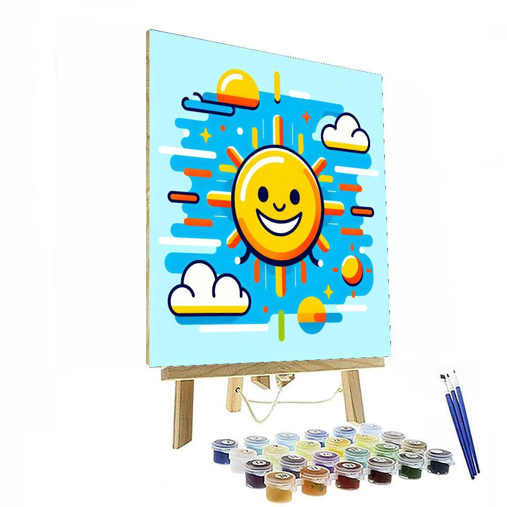 Sunny Doodle Numbered Painting Kits