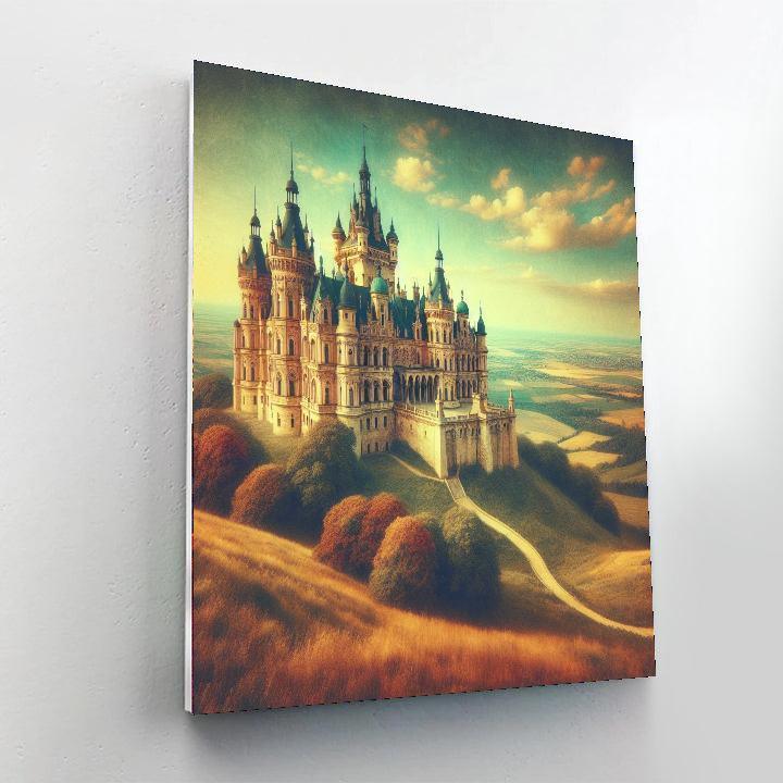 Regal Castle Panorama Numbered Painting Kits