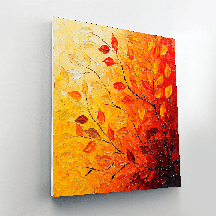 Van Gogh Inspired Joyful Autumn Palette  Number Painting