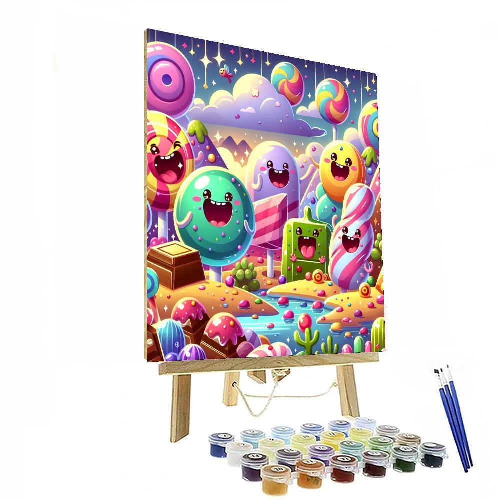 Candyland Kingdom Painting Number Kit