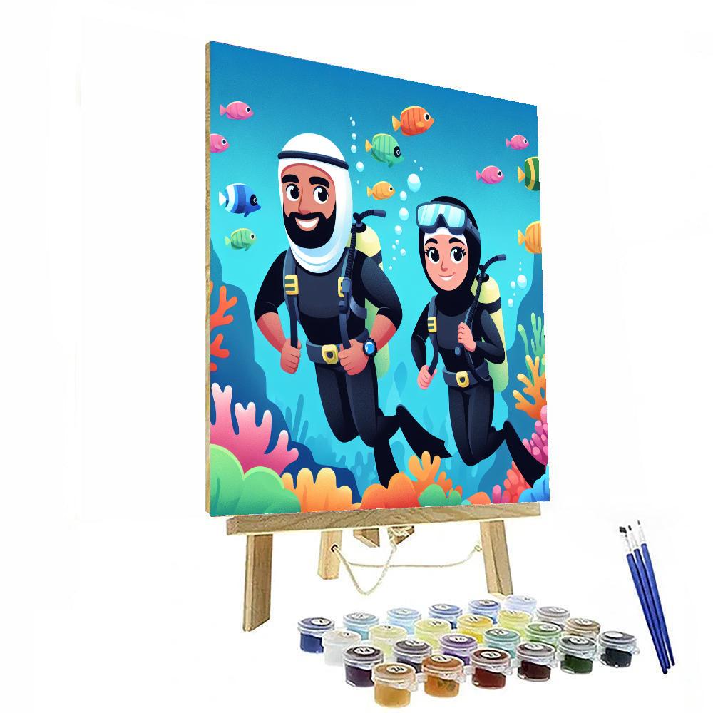 Daring Deep-sea Dive Numbered Painting Kits