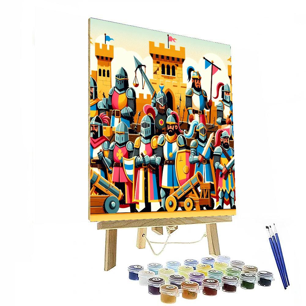 Heroic Castle Siege Paint By Number