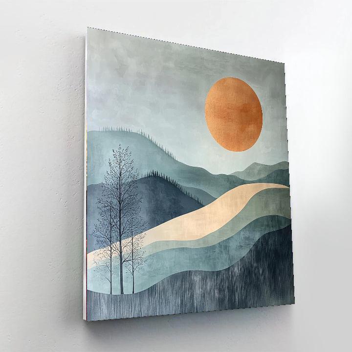 Nandalal Bose Inspired Nature's Elegy  DIY Paint By Numbers