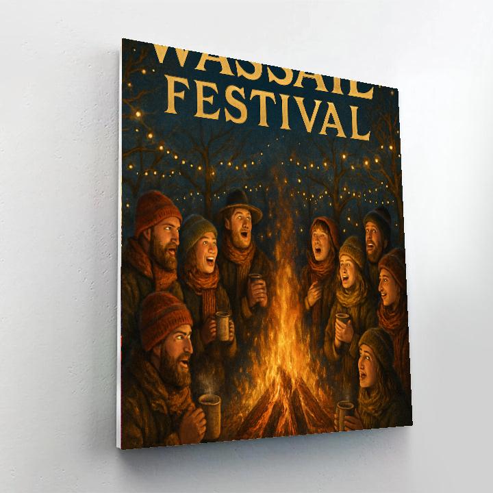 Wassail Festival - England Painting Number Kit
