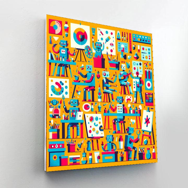 Artful Robots Paint By Numbers Kits