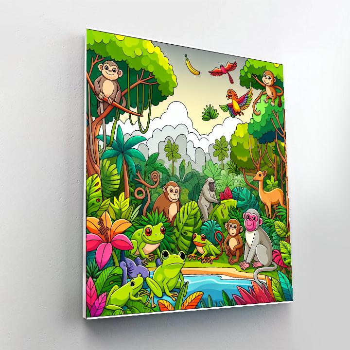 Mystic Rainforest Expedition Paint By Numbers Kits