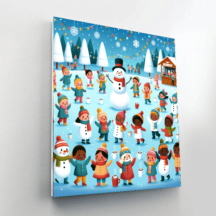Frosty's Winter Festival Painting By Numbers Kit