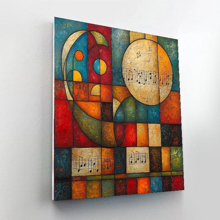 Paul Klee Inspired Melody In Color  Numbered Painting Kits