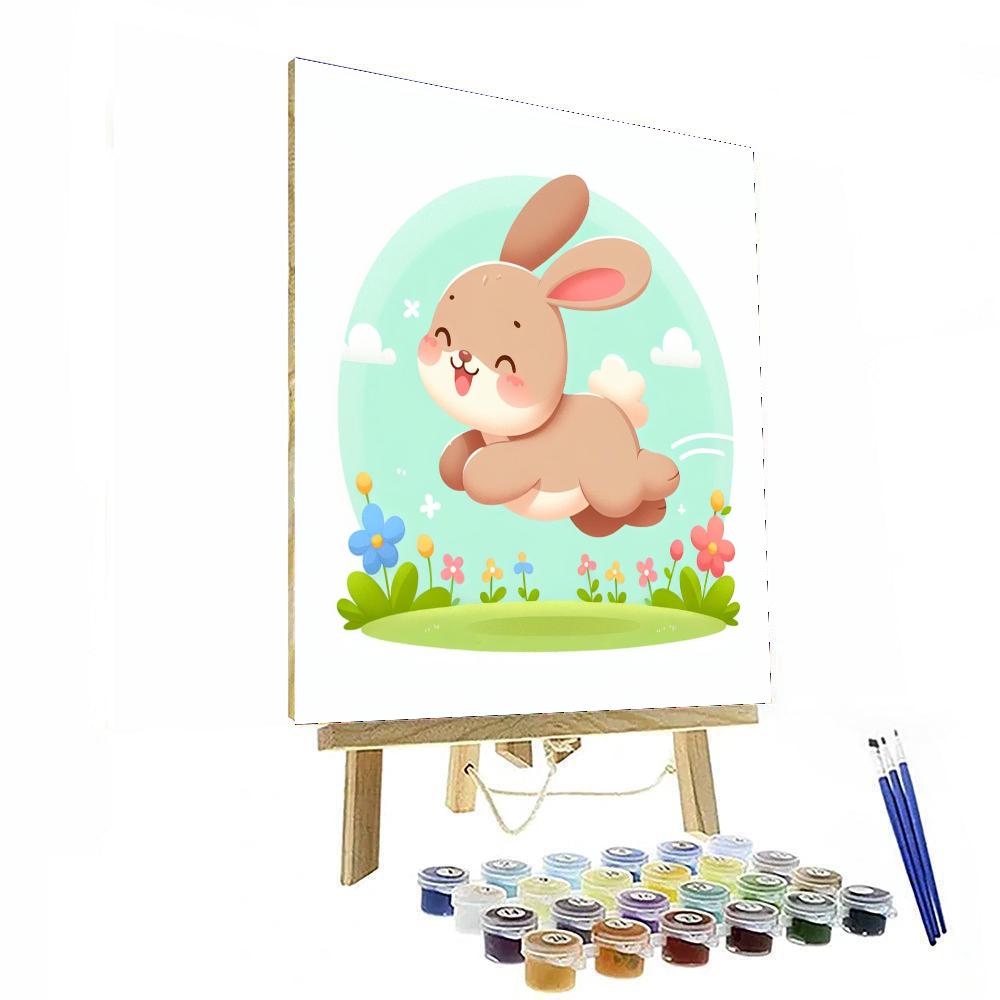 Energetic Bunny Painting By Numbers Kit