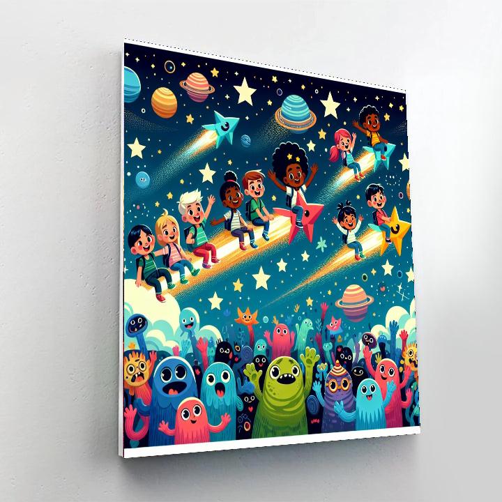 Star Safari Adventure Numbered Painting Kits