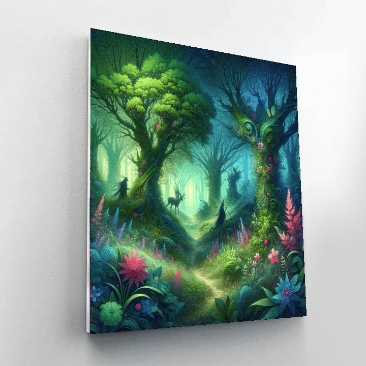 Enchanted Woodland Whisper Numbered Painting Kits