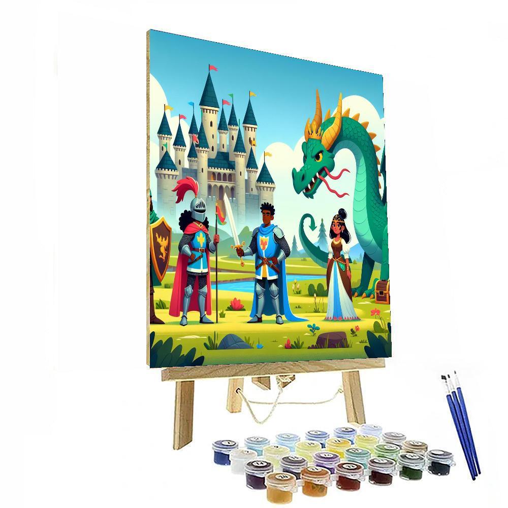 Fairytale Kingdom Quest DIY Paint By Numbers