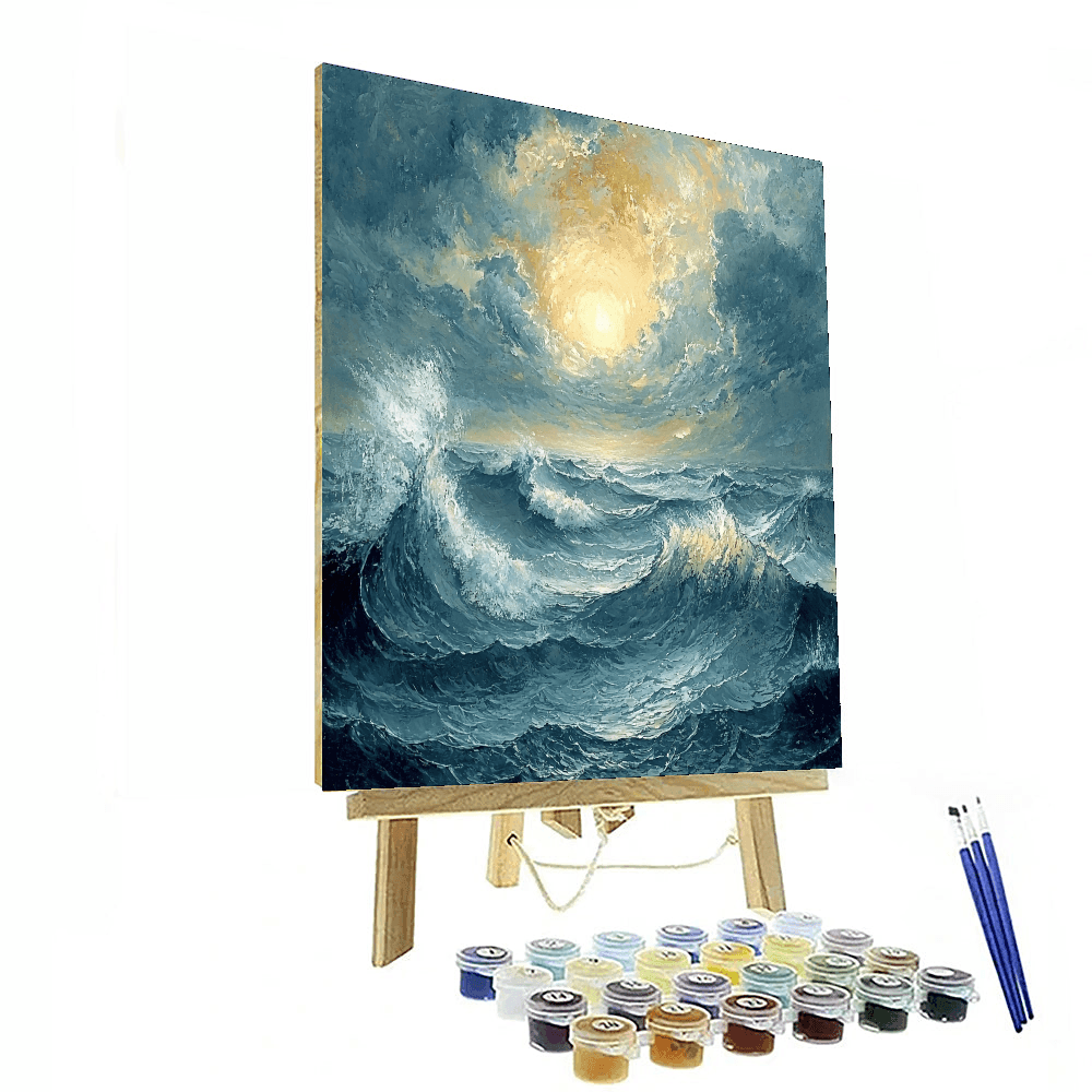 J.M.W. Turner Inspired Turner's Stormy Horizon  Paint By Numbers Kits