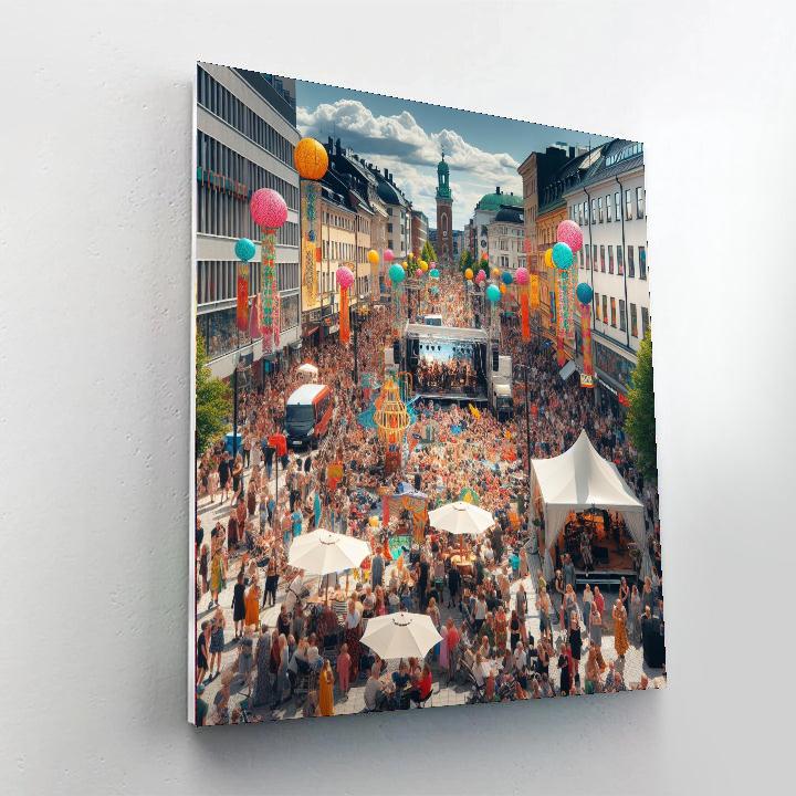 Gothenburg Culture Festival - Sweden DIY Paint By Numbers