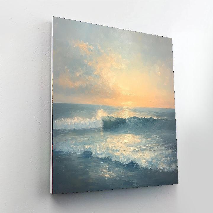 Jean-Baptiste-Camille Corot Inspired Mystic Ocean Lullaby  Painting By Numbers Kit