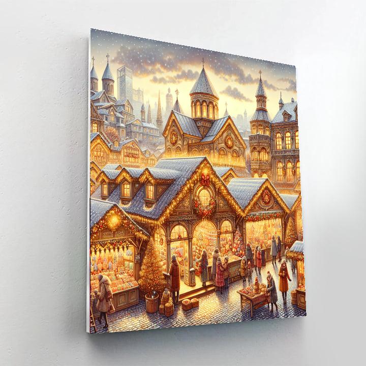 Bath Christmas Market - Bath Paint By Numbers Kits