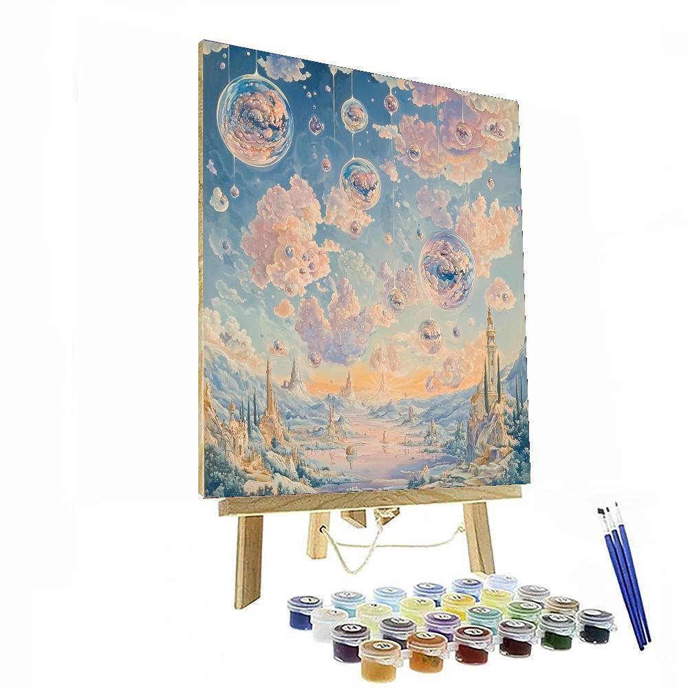 Salvador Dali Inspired Dreamscape Skies  Paint By Numbers