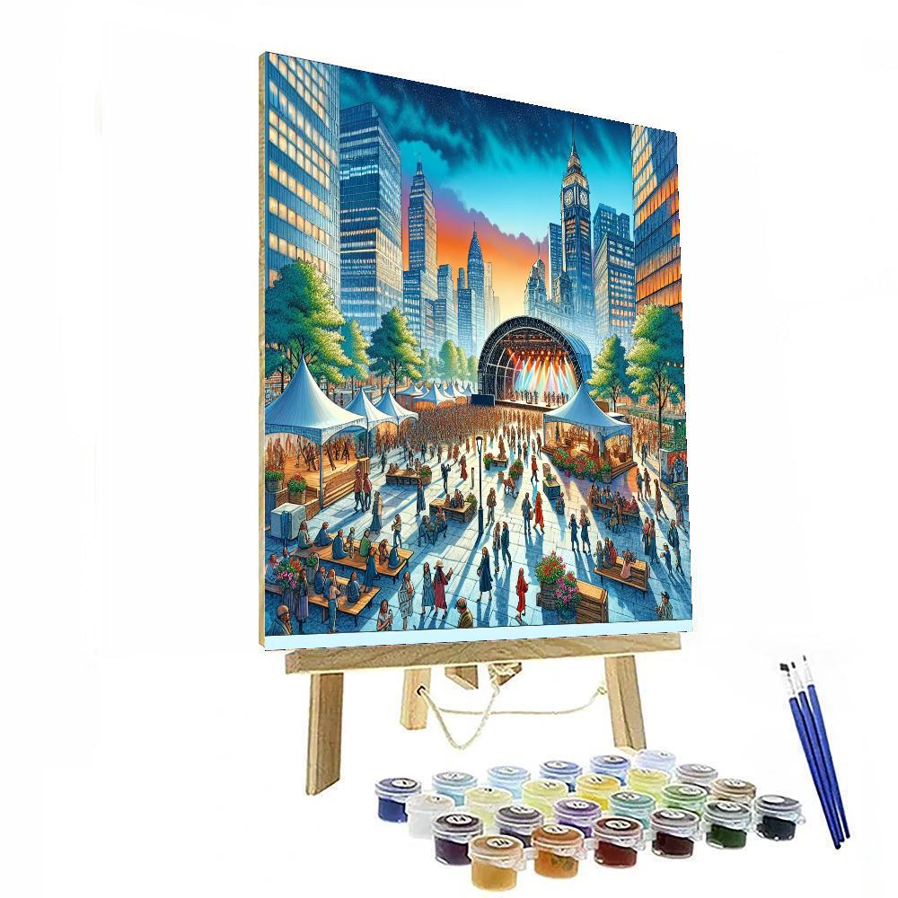 Melbourne International Arts Festival - Australia Numbered Painting Kits