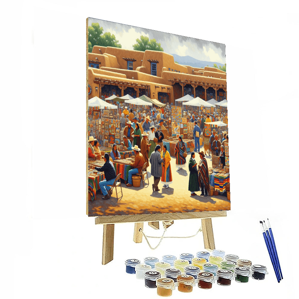 Santa Fe Indian Market - Usa Paint By Numbers Kits