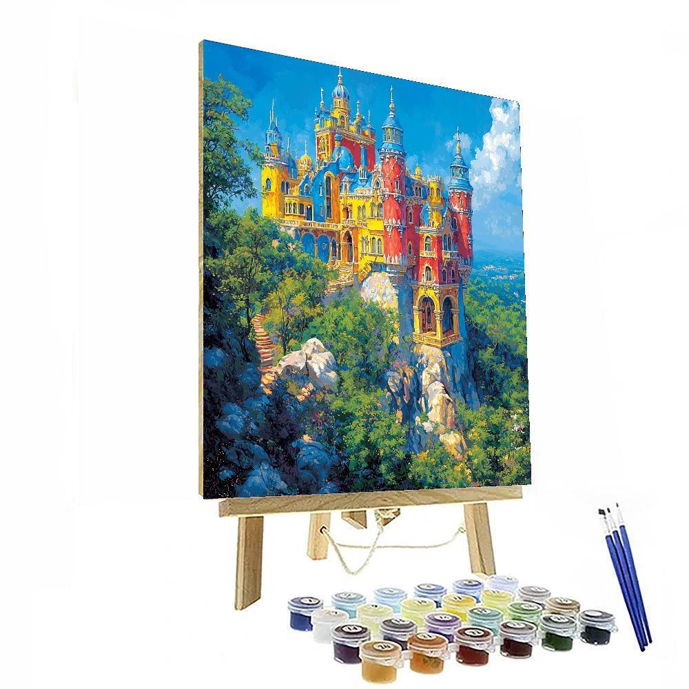 Sintra's Pena Palace - Portugal Numbered Painting Kits