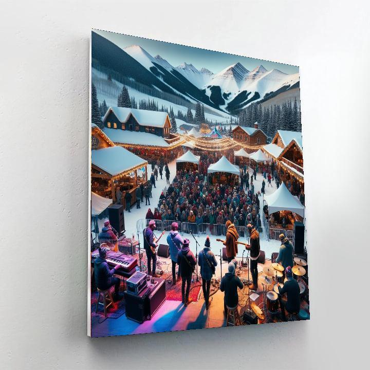 Winter Wonder Grass Festival - Colorado Paint By Color