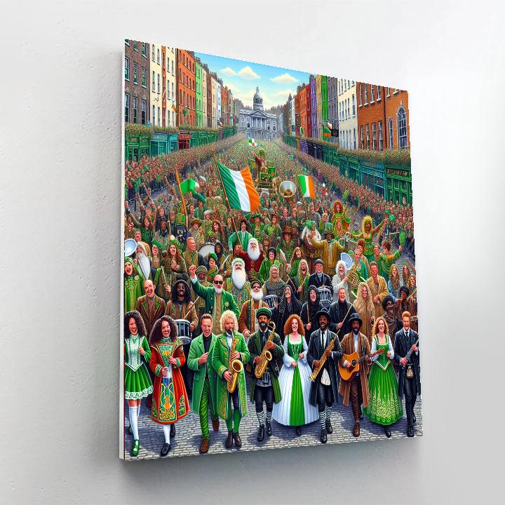 Dublin St. Patrick’s Festival - Ireland Numbered Painting Kits