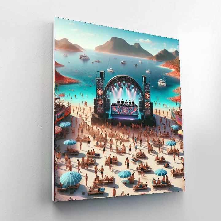 Calvi On The Rocks - Corsica, France Paint By Number