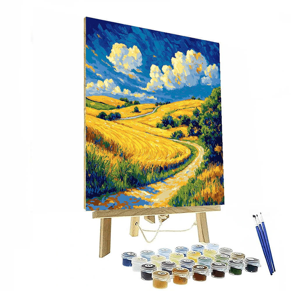 Vincent Van Gogh Inspired Summer Afternoon  Paint By Color