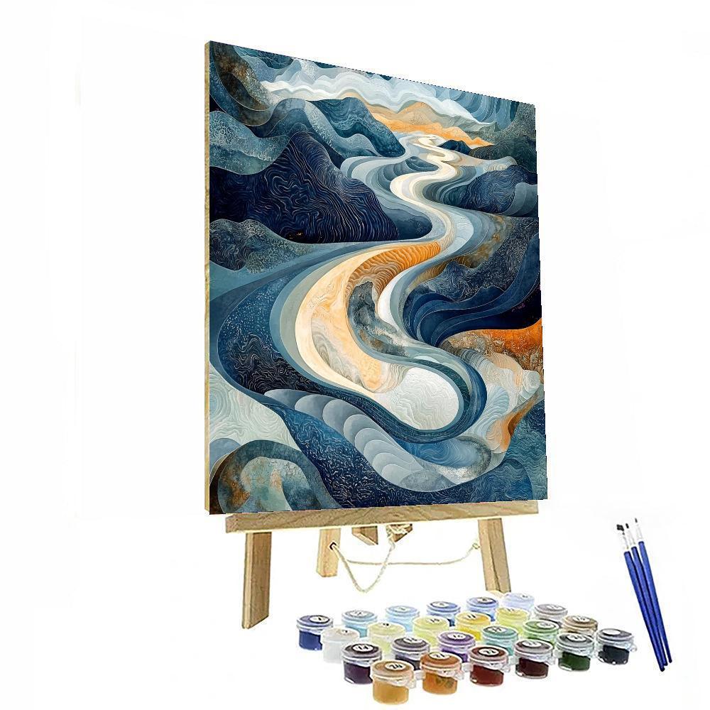 Max Ernst Inspired Mystical Echoes Of The Abyss  Paint By Numbers Kits