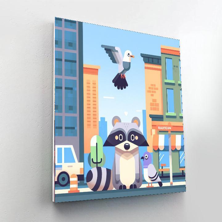 City Safari DIY Paint By Numbers