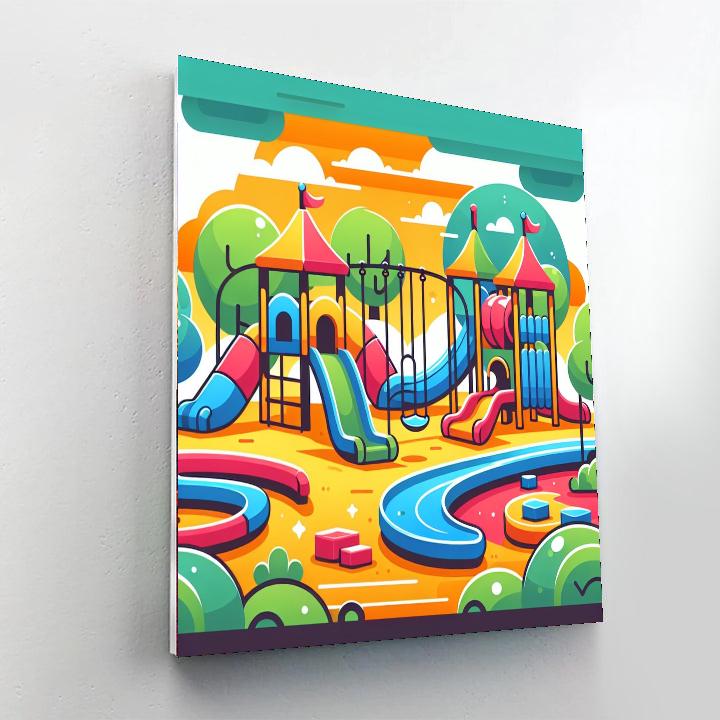 Adventure Playground Expedition Painting Number Kit