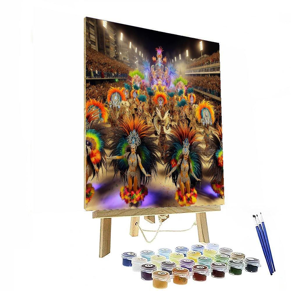 The Carnival Of Rio De Janeiro - Brazil DIY Paint By Numbers