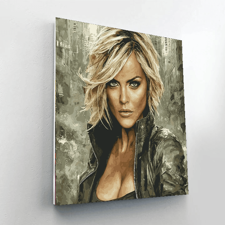 Charlize Theron: The Unstoppable Force Of Versatility Painting By Numbers Kit