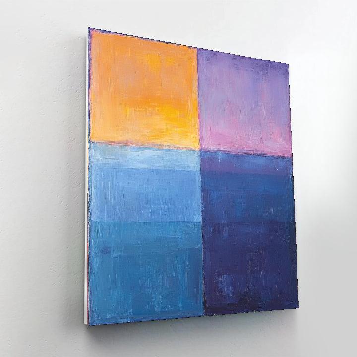 Mark Rothko Inspired Elysium Of Color  Painting Number Kit