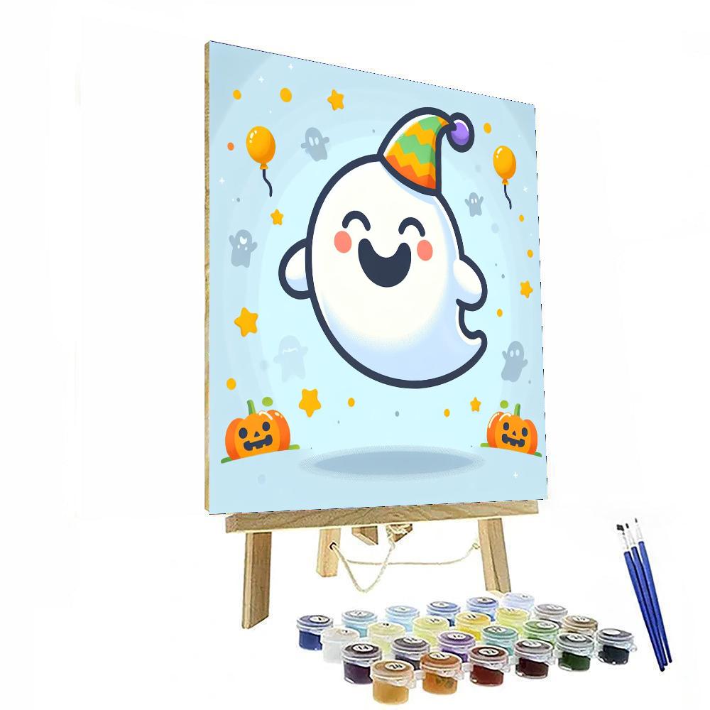 Jolly Ghost Number Painting