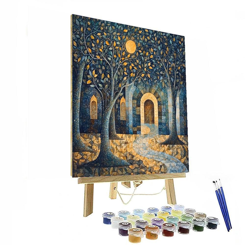 Nandalal Bose Inspired The Symphony Of Sacred Groves  Painting Number Kit