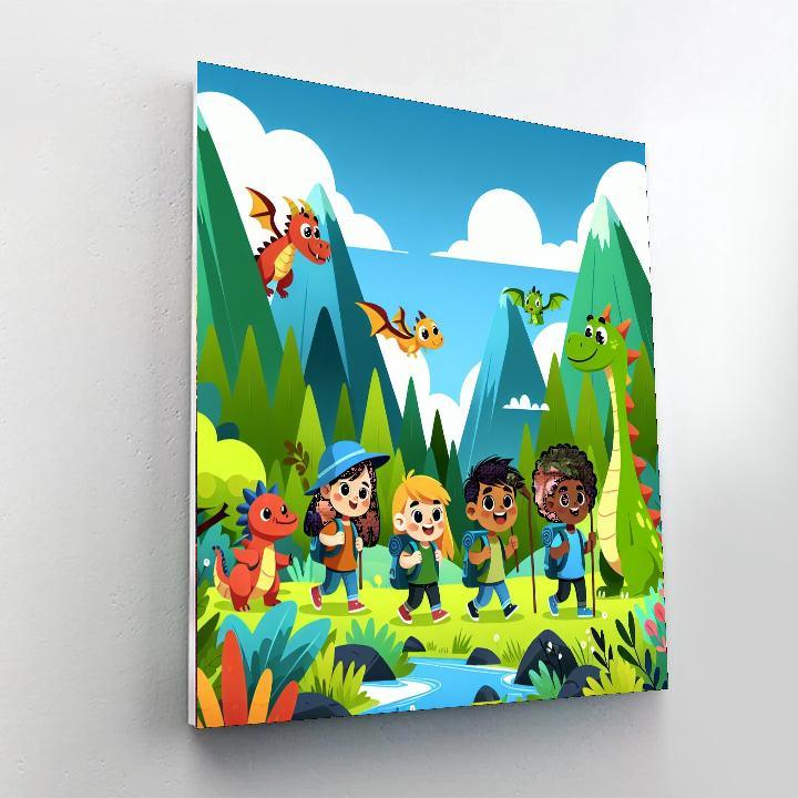 Dragon's Valley Adventure Paint By Numbers Kits