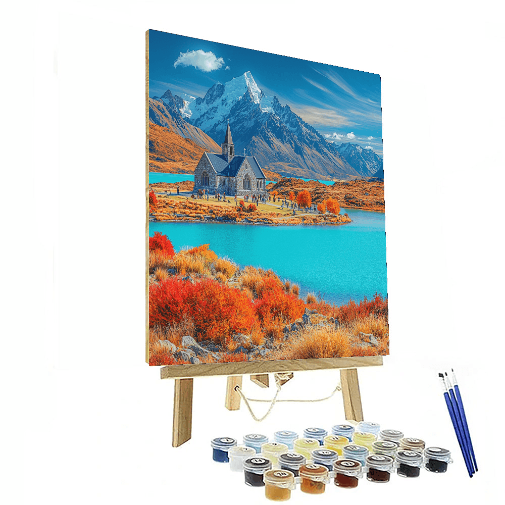 Lake Tekapo Number Painting