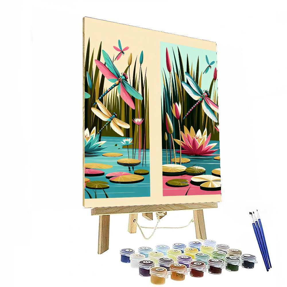 Dragonfly Dream Drifts Numbered Painting Kits