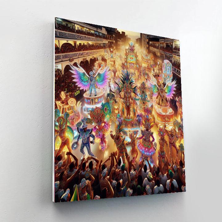 El Carnaval De Barranquilla - Barranquilla Paint By Numbers Kits