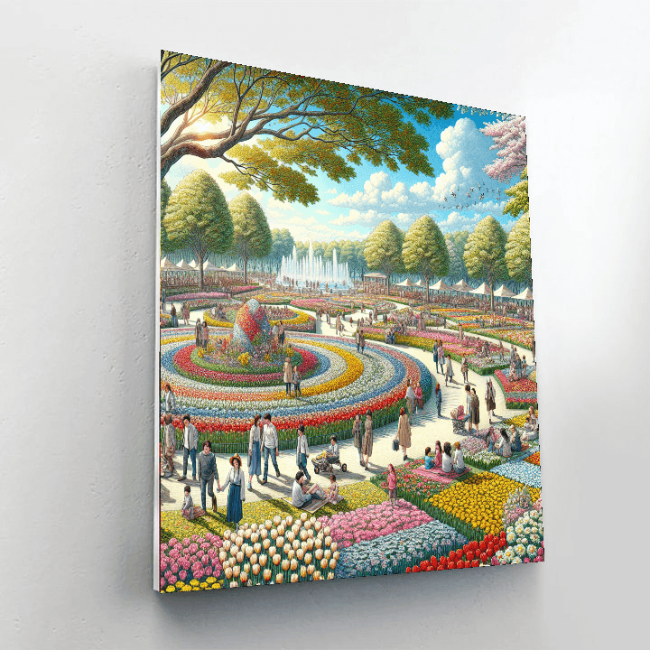 Floriade - Canberra, Australia Painting By Numbers Kit